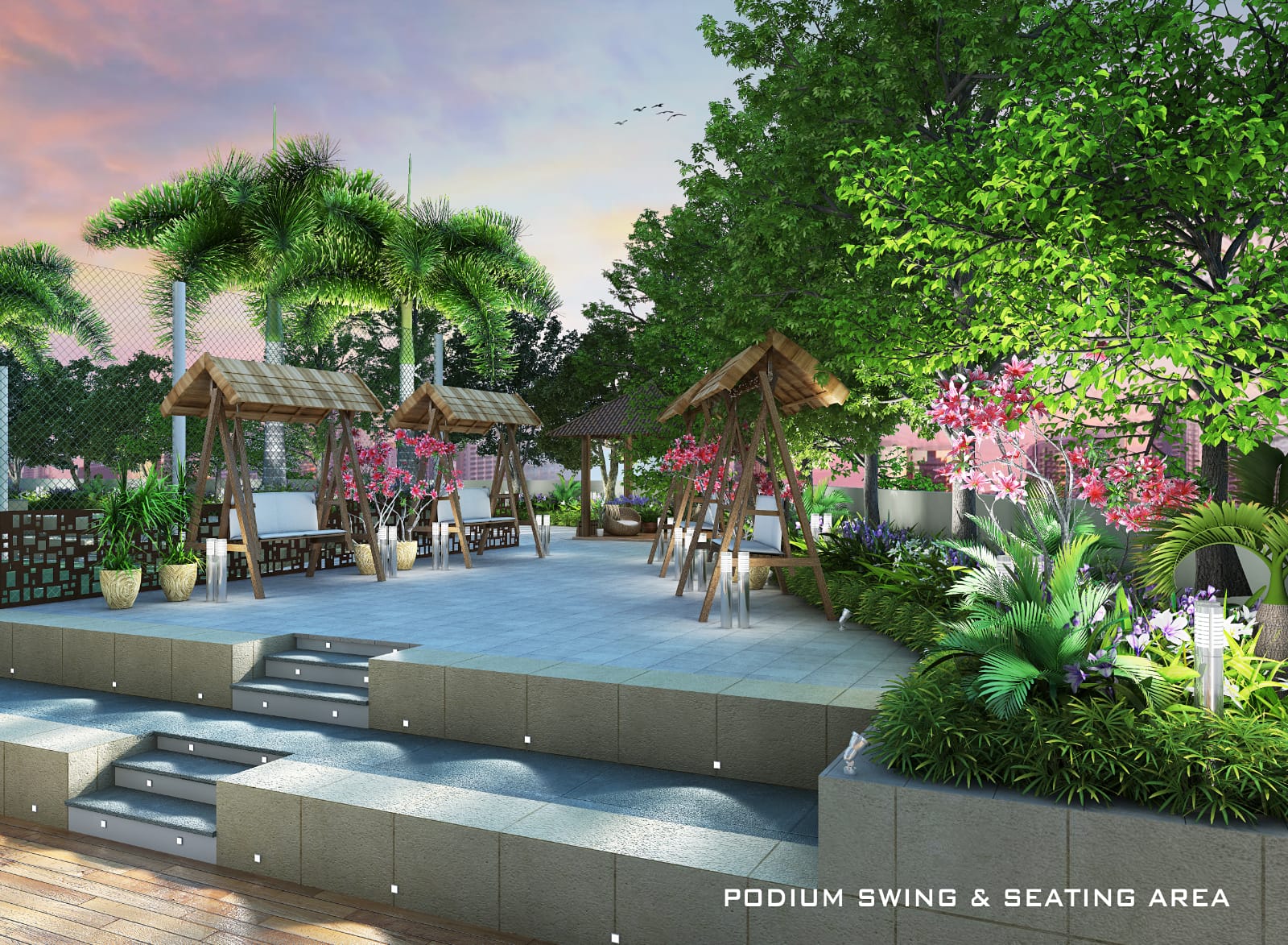 Seating & Swing Zone